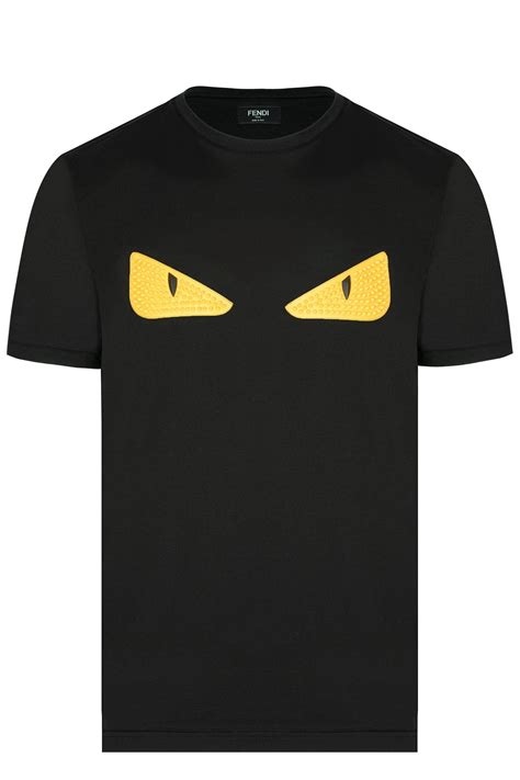 fendi monster eye t shirt|tee shirt fendi faux.